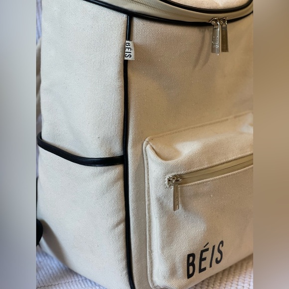 BEIS Cooler Backpack in Natural - Picture 4 of 5